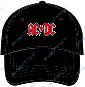 dětská kšiltovka AC/DC - red white