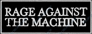 nášivka nápis Rage Against The Machine