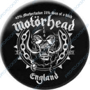 placka, odznak Motörhead - England