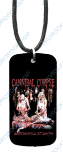 přívěsek na krk psí známka Cannibal Copse - Butchered At Birth