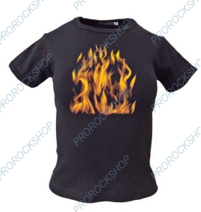 dětské dívčí  triko Oheň