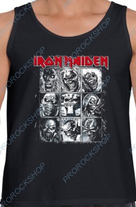 tílko Iron Maiden - Eddie Faces