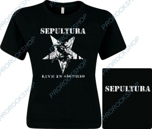 dámské triko Sepultura - Live In Sao Paulo