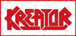 bílá nášivka Kreator