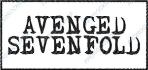 bílá nášivka Avenged Sevenfold
