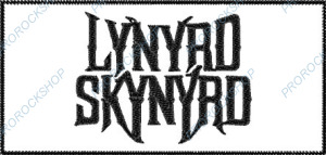 bílá nášivka Lynyrd Skynyrd