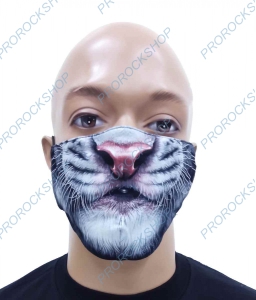 rouška, obličejová maska - Bílý tygr