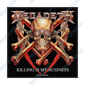 nášivka Megadeth - Killing Is My Business