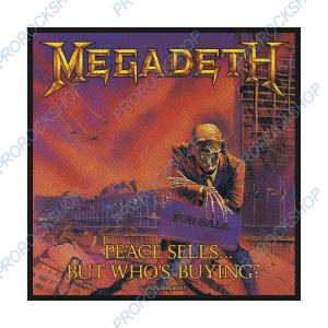 nášivka Megadeth - Peace Sells