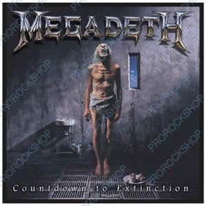 nášivka Megadeth - Countdown To Extinction
