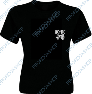 dámské triko s výšivkou AC/DC - For Those About To Rock