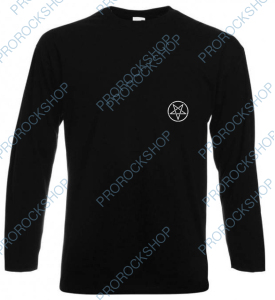 triko s dlouhým rukávem a výšivkou Pentagram