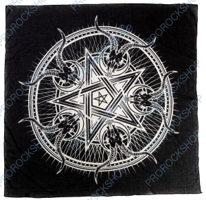 klasický šátek Pentagram Ocult