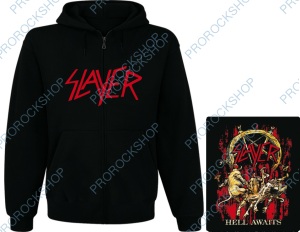 mikina s kapucí a zipem Slayer - Hell Awaits