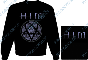 mikina bez kapuce H.I.M. - Heartagram Roses