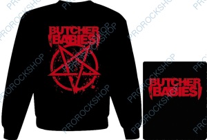 mikina bez kapuce Butcher Babies - logo