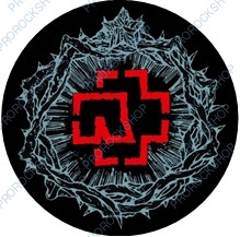 placka, odznak Rammstein - red