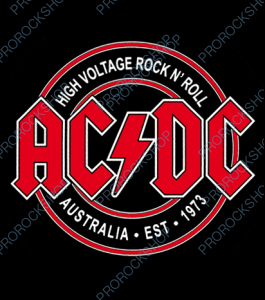 nášivka na záda, zádovka AC/DC - High Voltage Rock and Roll