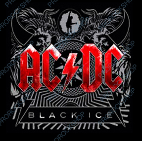 nášivka na záda, zádovka AC/DC - Black Ice II
