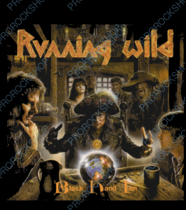 nášivka na záda, zádovka Running Wild - Black Hand Inn