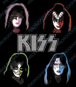 nášivka na záda, zádovka Kiss - Faces