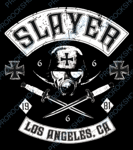 nášivka na záda, zádovka Slayer - Los Angeles CA