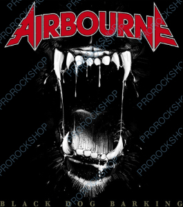 nášivka na záda, zádovka Airbourne - Black Dog Barking