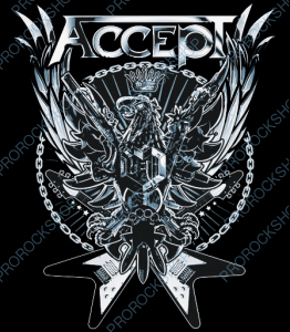 nášivka na záda, zádovka Accept - logo