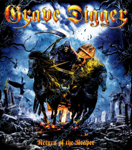 nášivka na záda, zádovka Grave Digger - Return Of The Reaper