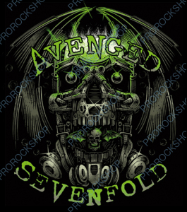 nášivka na záda, zádovka Avenged Sevenfold - Green Logo