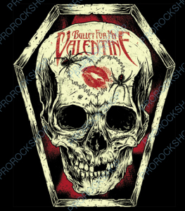 nášivka na záda, zádovka Bullet For My Valentine - Skull