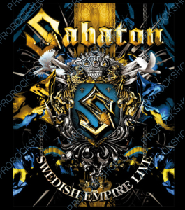 nášivka na záda, zádovka Sabaton - Swedish Empire Live