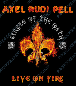 nášivka na záda, zádovka Axel Rudi Pell - Live On Fire