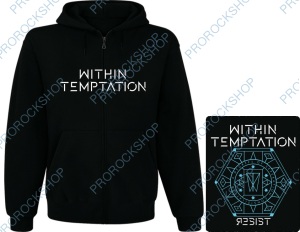 mikina s kapucí a zipem Within Temptation - Resist