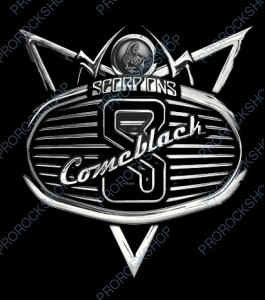 nášivka na záda, zádovka Scorpions - Comeblack