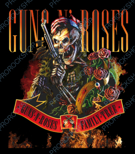 nášivka na záda, zádovka Guns n Roses - Family Tree