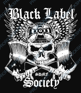 nášivka na záda, zádovka Black Label Society - axe