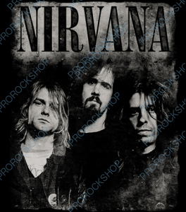 nášivka na záda, zádovka Nirvana - Portrait