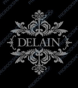 nášivka na záda, zádovka Delain - Logo
