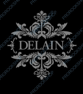 nášivka na záda, zádovka Delain - Logo