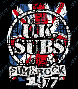 nášivka na záda, zádovka U.K.Subs - punkrock 1977