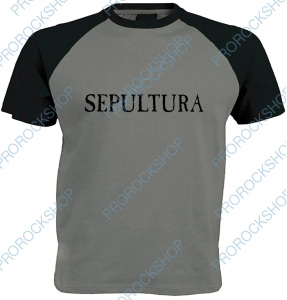 šedočerné triko Sepultura