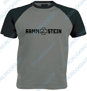 šedočerné triko Rammstein