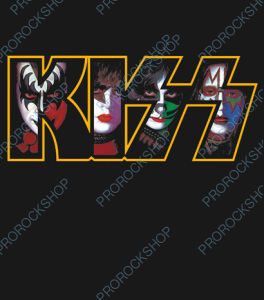 nášivka na záda, zádovka Kiss - Band Logo