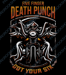 nášivka na záda, zádovka Five Finger Death Punch - Got Your Six