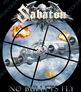 nášivka na záda, zádovka Sabaton - No Bullets Fly