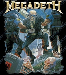 nášivka na záda, zádovka Megadeth II