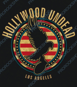nášivka na záda, zádovka Hollywood Undead - Los Angeles