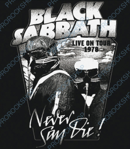 nášivka na záda, zádovka Black Sabbath - Never Say Die