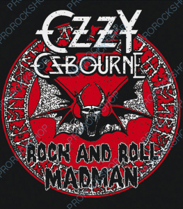nášivka na záda, zádovka Ozzy Osbourne - Rock And Roll Madman